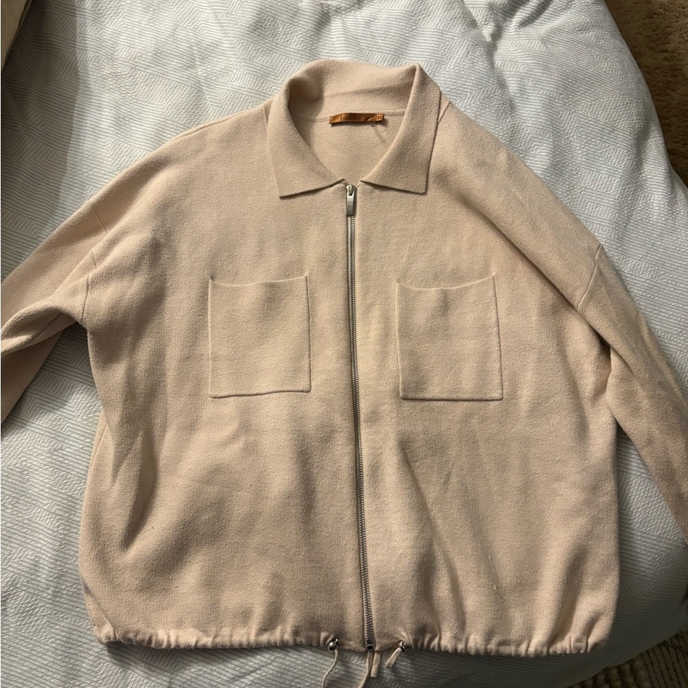 Belldini Women's Light Pink Bomber Jacket